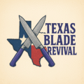Texas Blade Revival crossed knives logo — “Texas Blade Revival blade sharpening logo McKinney TX” blade sharpening in McKinney TX